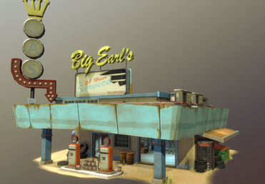 Overwatch's Big Earls garage