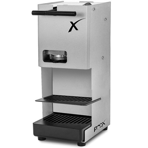 XSteel Gray E.S.E. Espresso PODX Machine PODhead