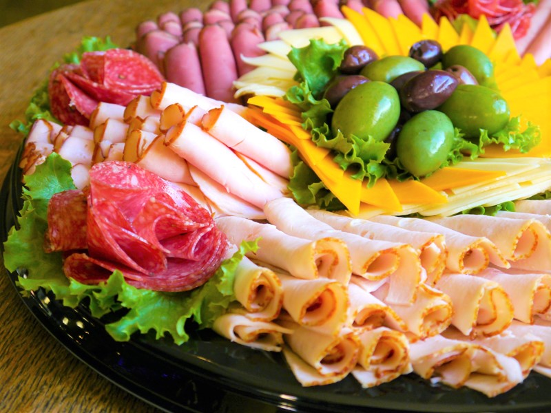 Arranged Food and Objects