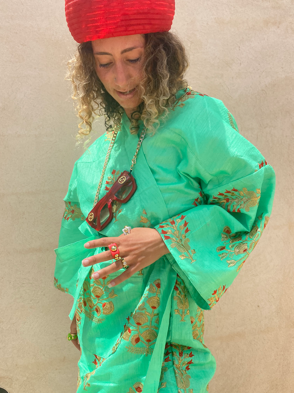 Thumbnail: HIYASU GREEN KIMONO 