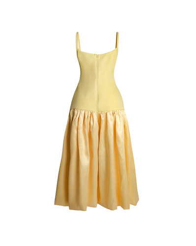 Yellow Drop Waist Dress