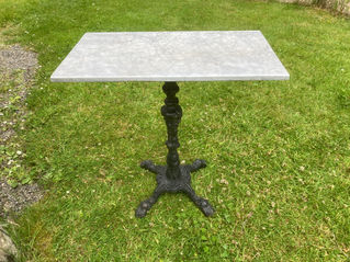 Vic' Cast Iron & Marble Garden Table.