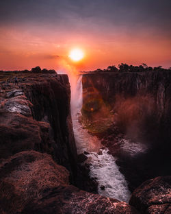 Victoria Falls Sunset