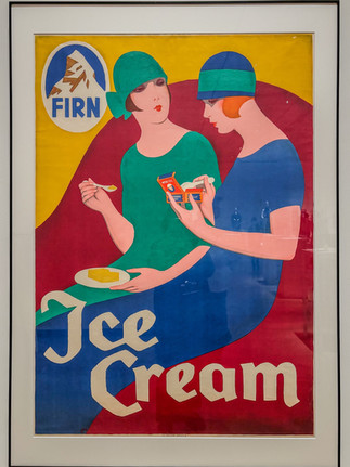 © Karl Moos, Ice Cream, Firn (1922), lithograph on paper.