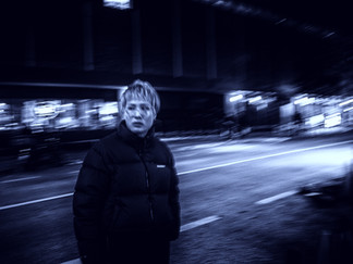 man on a street in Tokyo