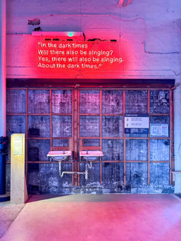 Figure 6. Kiri Dalena, In the dark times, will there also be singing? (2017)