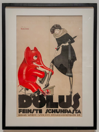 © Ernst Deutsch-Dryden, Dolus, the Finest Shoe Polish (1920), lithograph on paper.