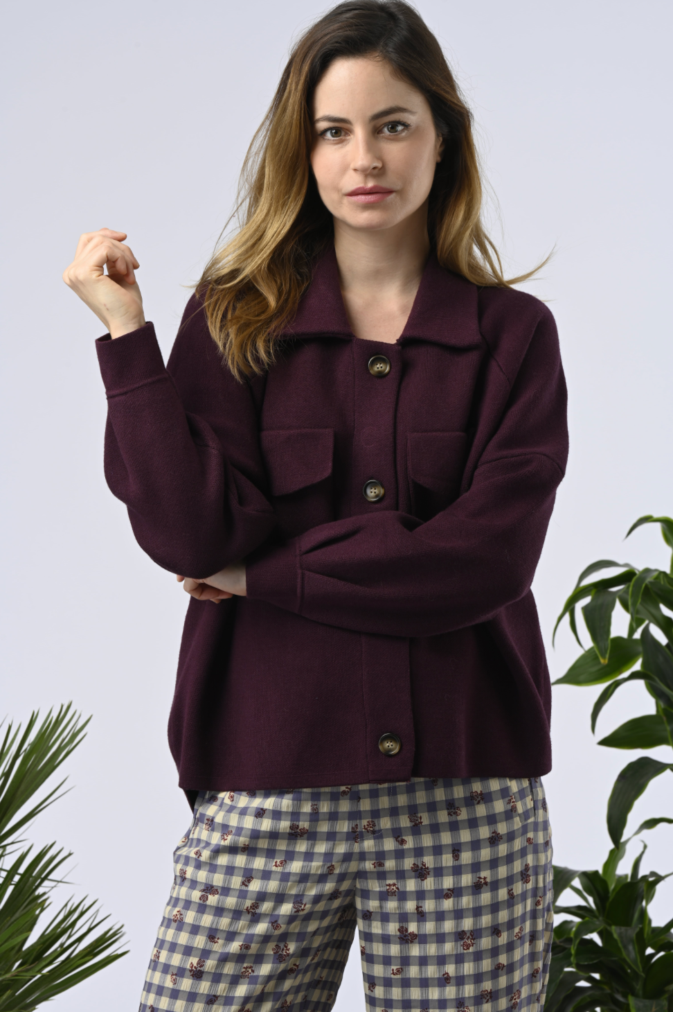 Veste Camélia Bordeaux