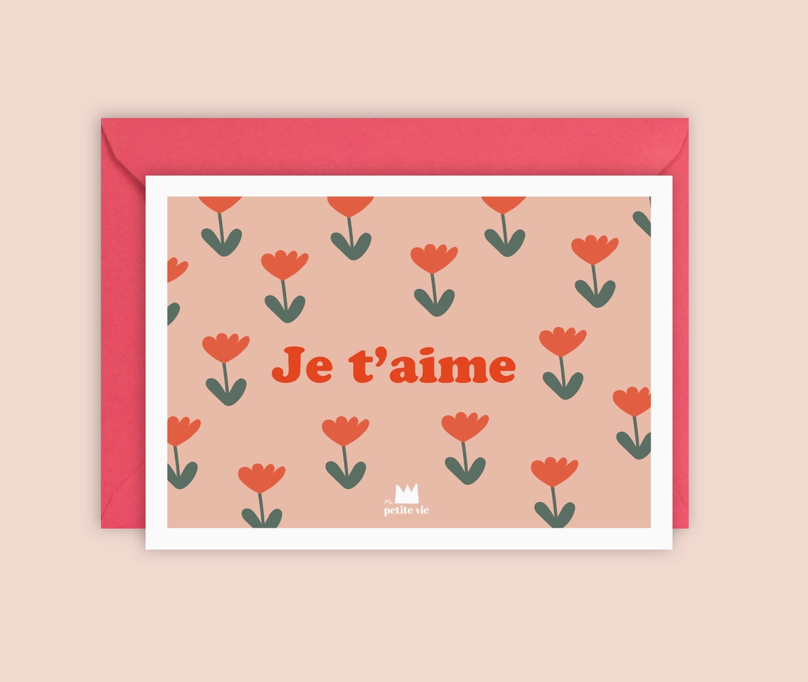 Carte "Je t'aime"