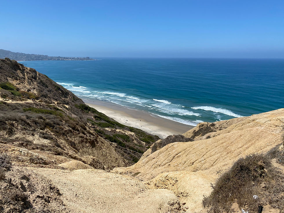 black's beach hike