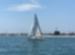 sailboat on mission bay