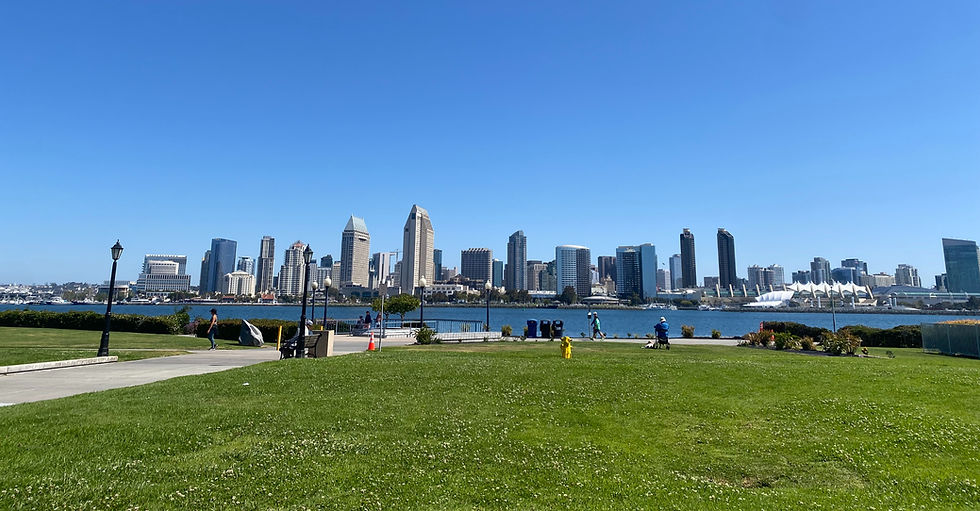 centennial park in coronado on san diego bay