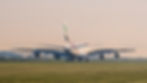 Emirates Airbus A380-861 registered A6-EOY arrives at Manchester