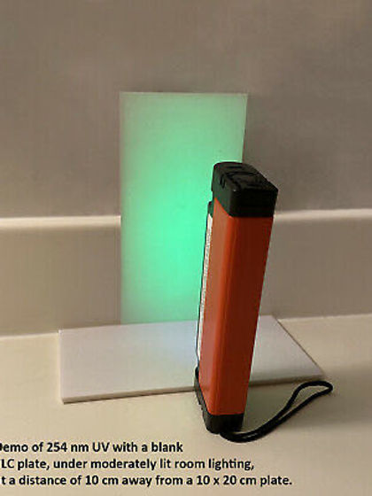UV Lamp 254nm/365nm Handheld Shortwave Longwave Blacklight Batteries Included