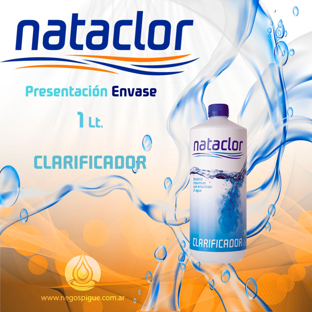 CLARIFICADOR CLASICO DE 1 LITRO NATACLOR RINDE +