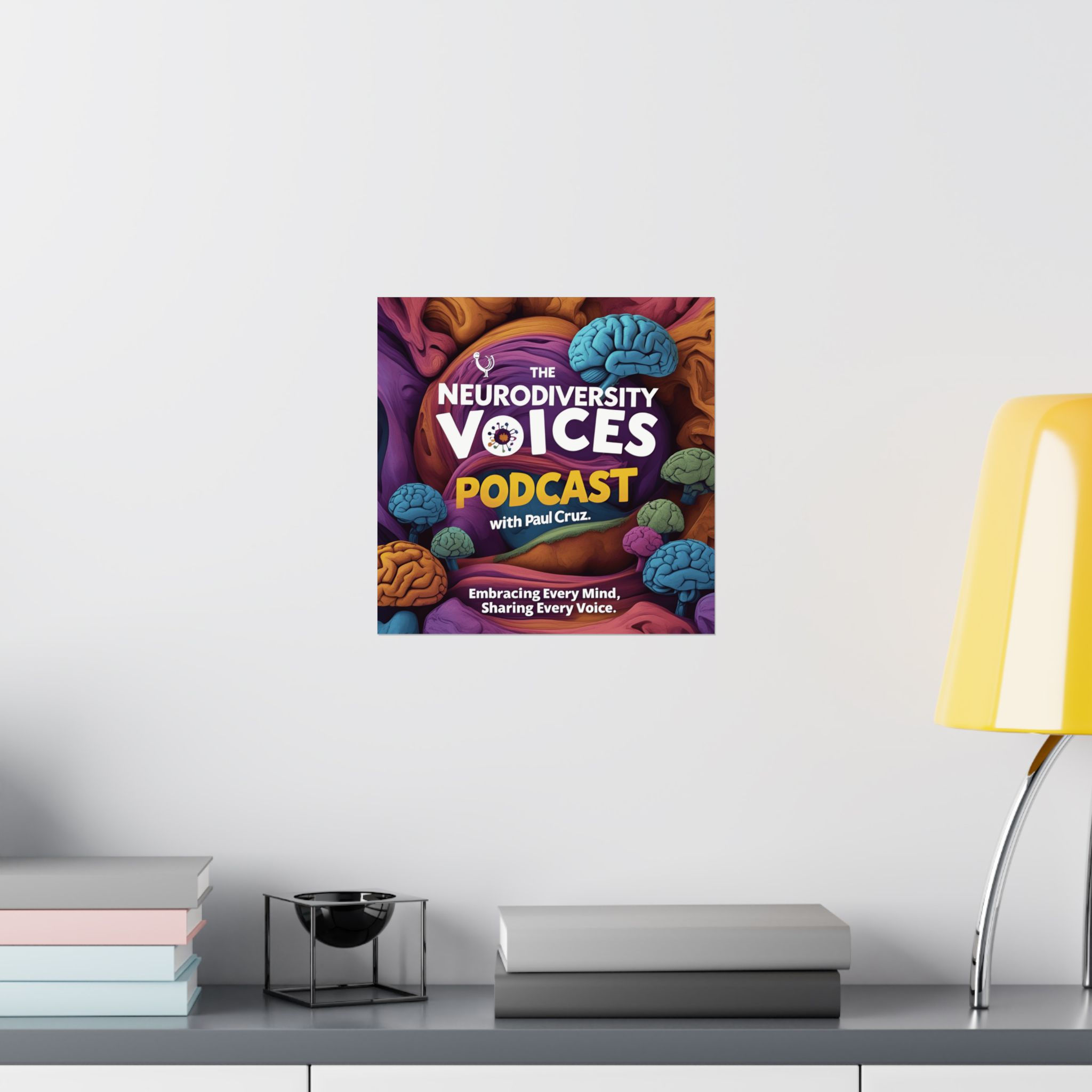 The Neurodiversity Voices Podcast Matte Poster