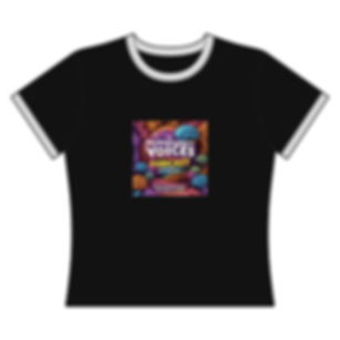 The Neurodiversity Voices Podcast Women's Ringer Tee — Support & Awareness