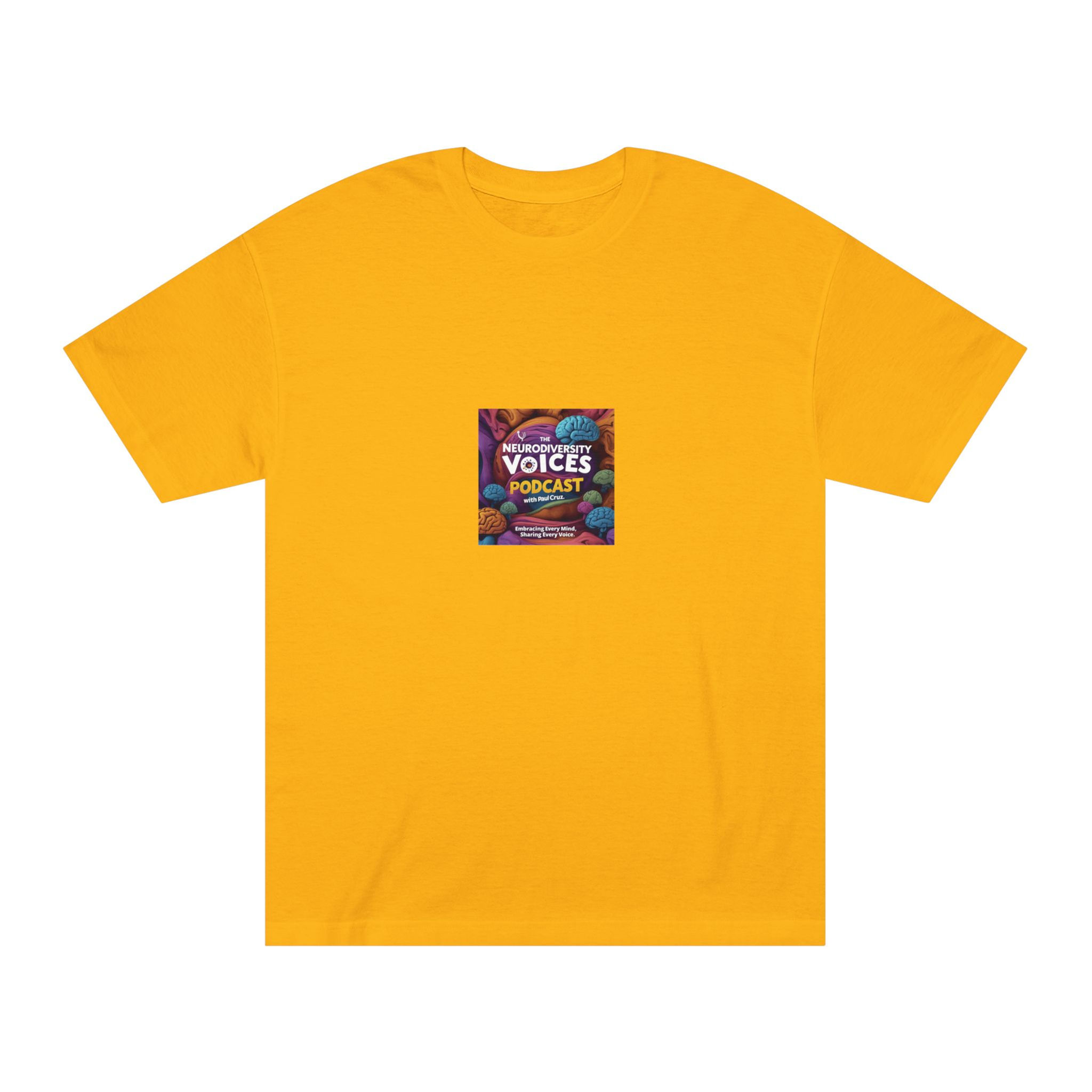 The Neurodiversity Voices Podcast American Apparel Logo Tee — Small Graphic