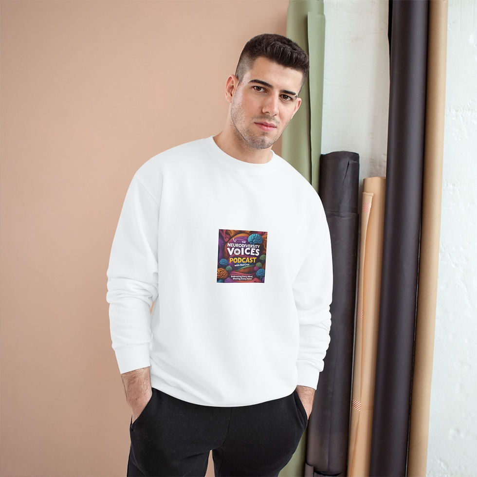 Thumbnail: The Neurodiversity Voices Podcast Champion Sweatshirt — Abstract Logo Crewneck