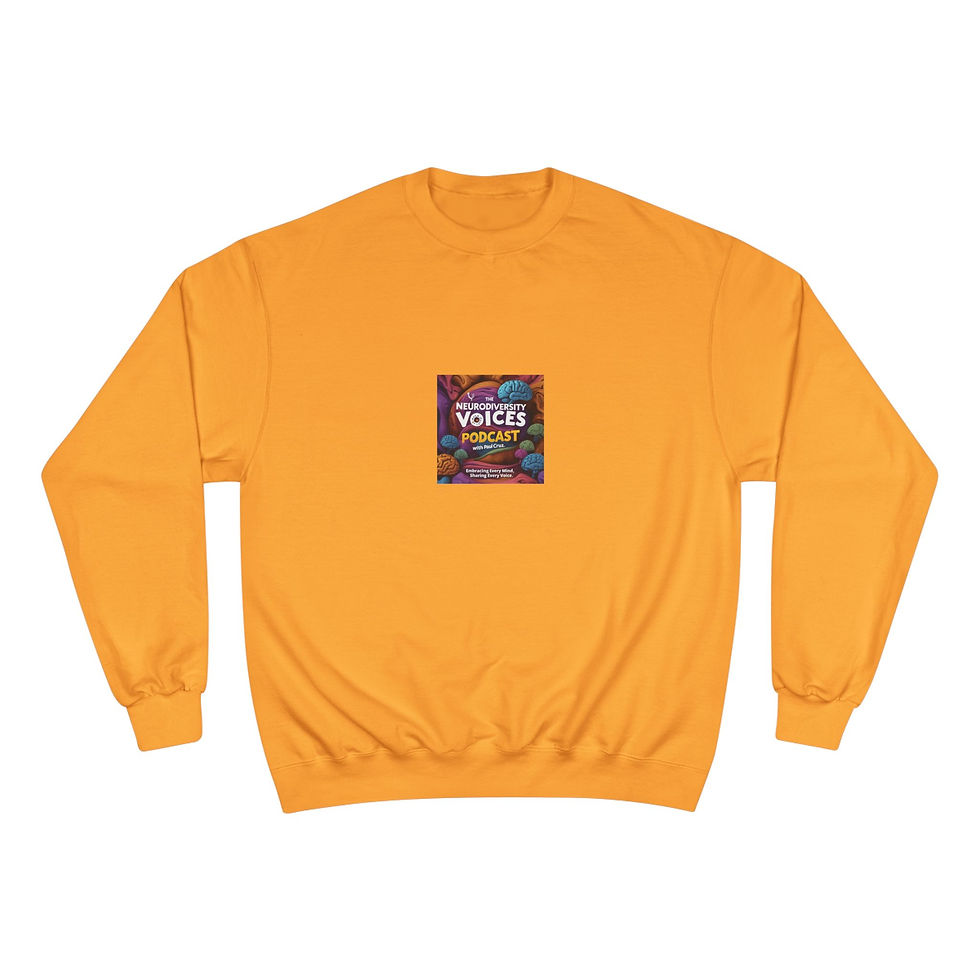 Thumbnail: The Neurodiversity Voices Podcast Champion Sweatshirt — Abstract Logo Crewneck