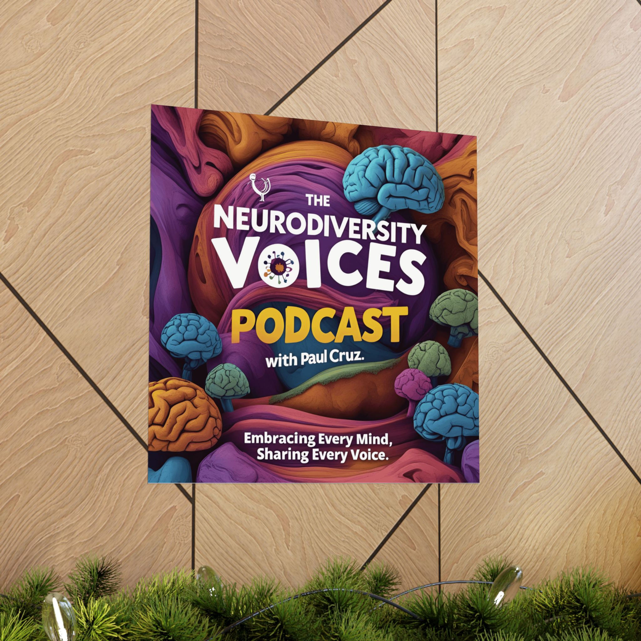 The Neurodiversity Voices Podcast Matte Poster