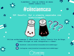 #ciênciaemcasa: 52º desafio