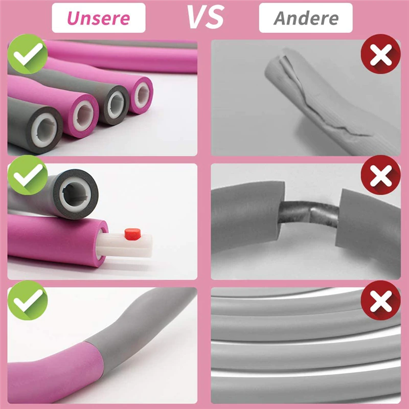 Thumbnail: 8 Part Removable Sport Hoop Woman Slimming Fitness Equipment 