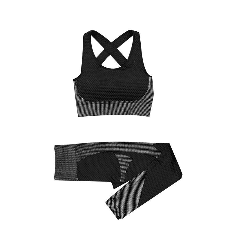 Thumbnail: Women 3 piece Yoga Suit 