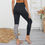 Thumbnail: Women's 2 piece leopard print yoga sets 