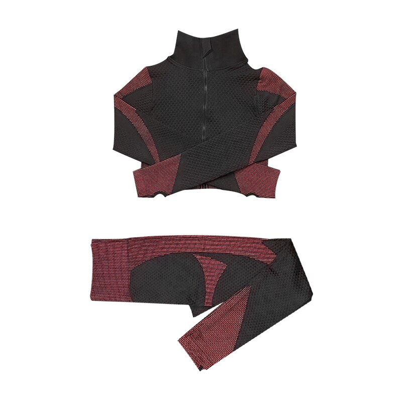 Thumbnail: Women 3 piece Yoga Suit 