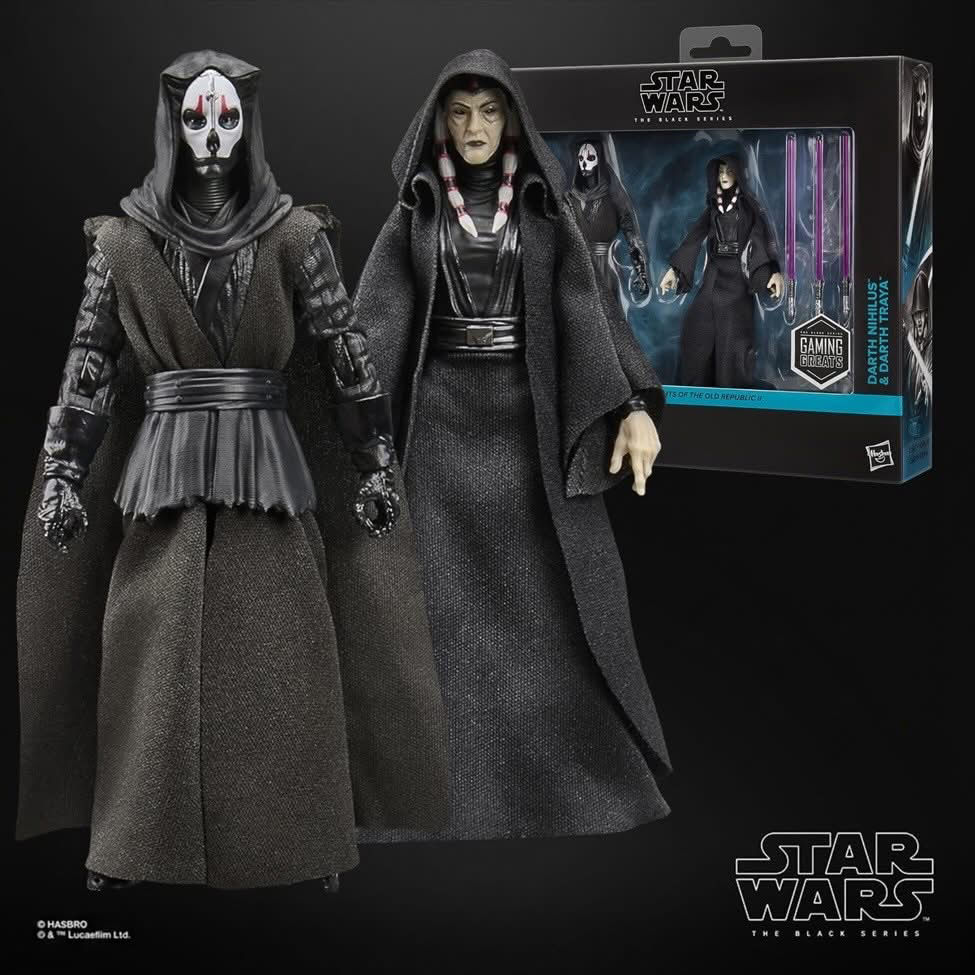 DARTH NIHILUS & DARTH TRAYA - Black Series