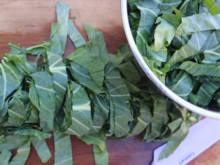 My Easy Savory Collard Greens with Smoked Turkey Wings