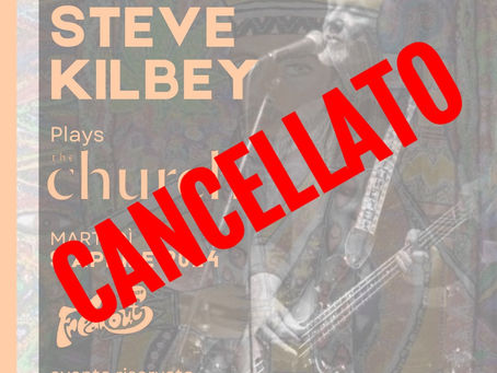 Steve Kilbey cancella il tour italiano