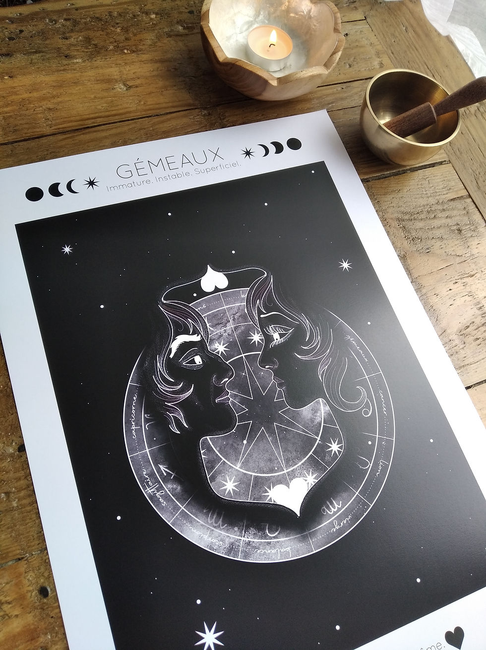 Miniature : Illustration astro Gémeaux