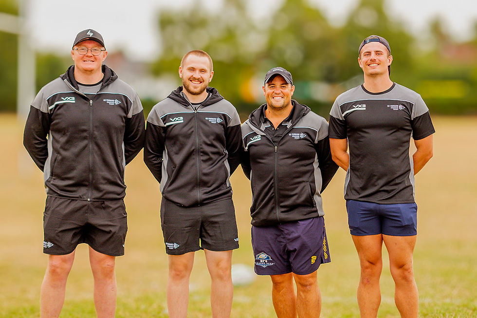 James with the coaching team at Go Forward Rugby
