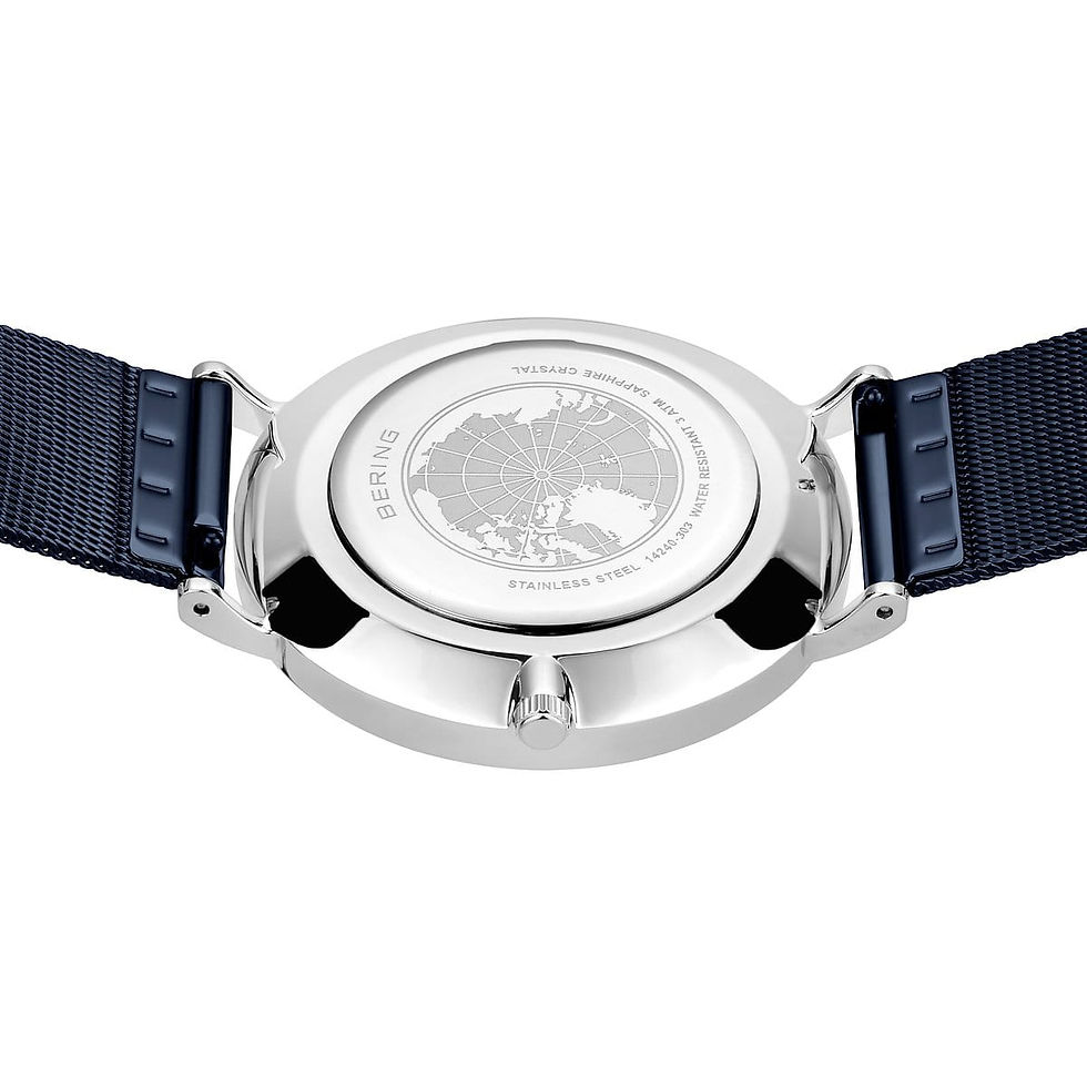 Thumbnail: 14240-303 Bering Classic herenhorloge blauw saffierglas