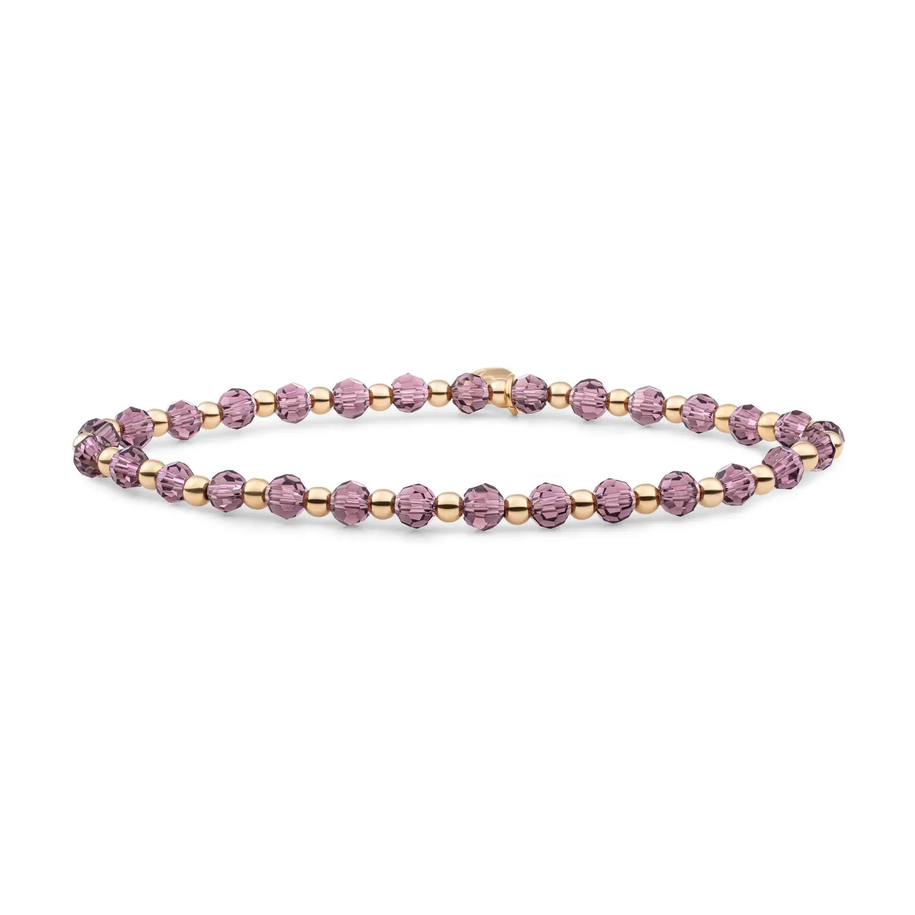SBG-GEM38-3MM-MIX Sparkling JewelsSBG-GEM59-3MM-MIX Sparkling Jewels Aubergine Quartz Int Citrine Quartz Interstellar armband