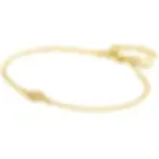 ZIA2905C ZINZI zilveren armband verguld met klavertje vier champagne