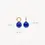 Thumbnail: 9046YLA Blush 14k geelgouden oorbedels lapis lazuli