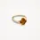 Thumbnail: 1269YTQ Blush geelgouden ring met tijgeroog en bergkristal klavervorm