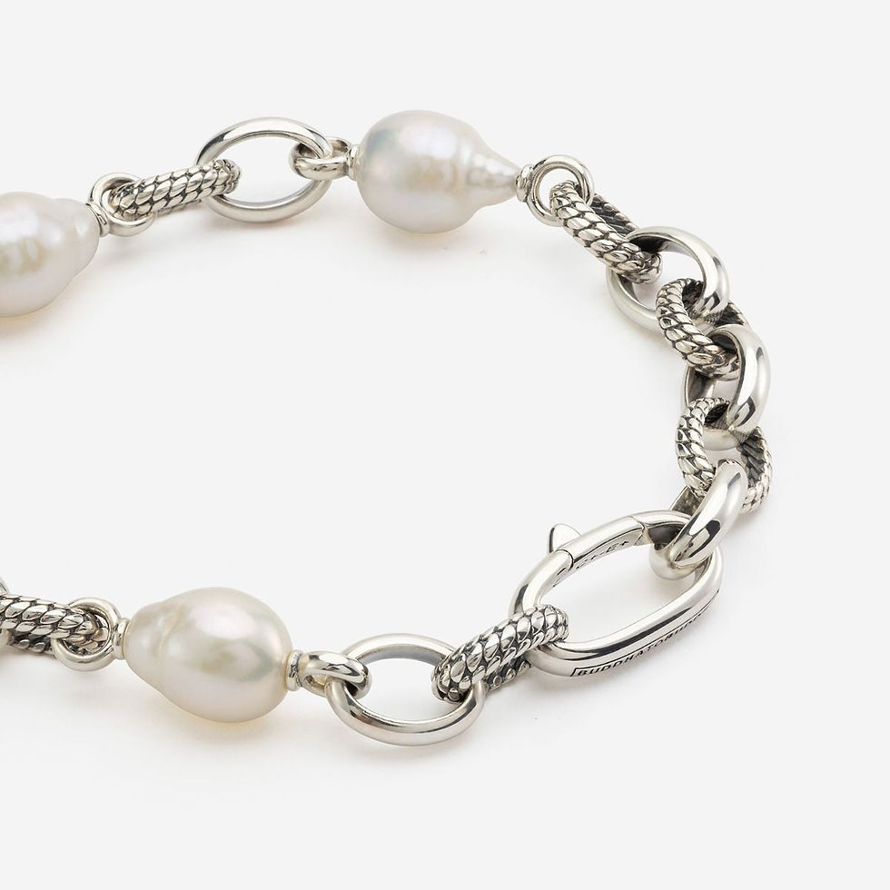 550 Buddha to Buddha Ben Baroque Pearl armband
