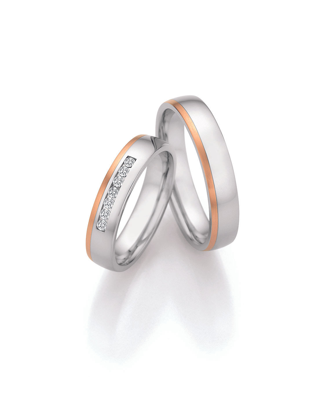 88-25110-25120 Collection Ruesch White Style Steel and Gold