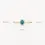 Thumbnail: 1681YDL Blush diamonds ovale rozetring met diamant en Blue Topaz