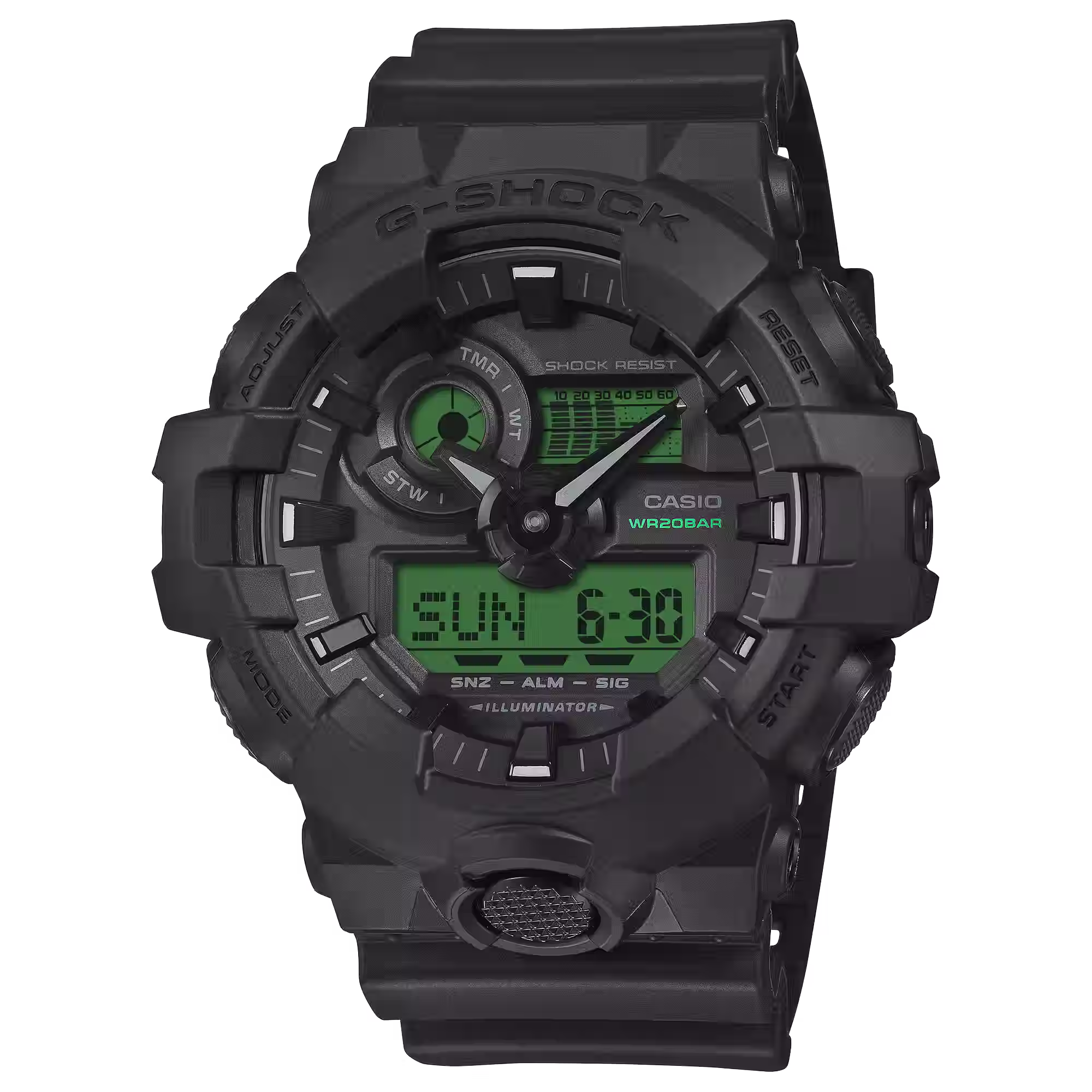 GA-700BEG-1AER Casio G-Shock horloge Electro Green