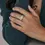 Thumbnail: 12397ZY Ti Sento ring verguld zilver  met zirconia
