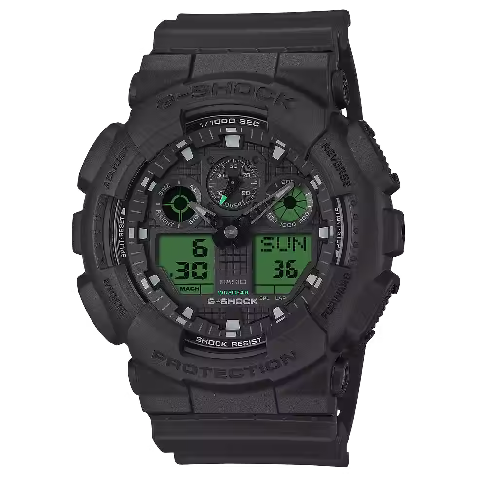 GA-100BEG-1AER Casio G-Shock horloge Electro Green