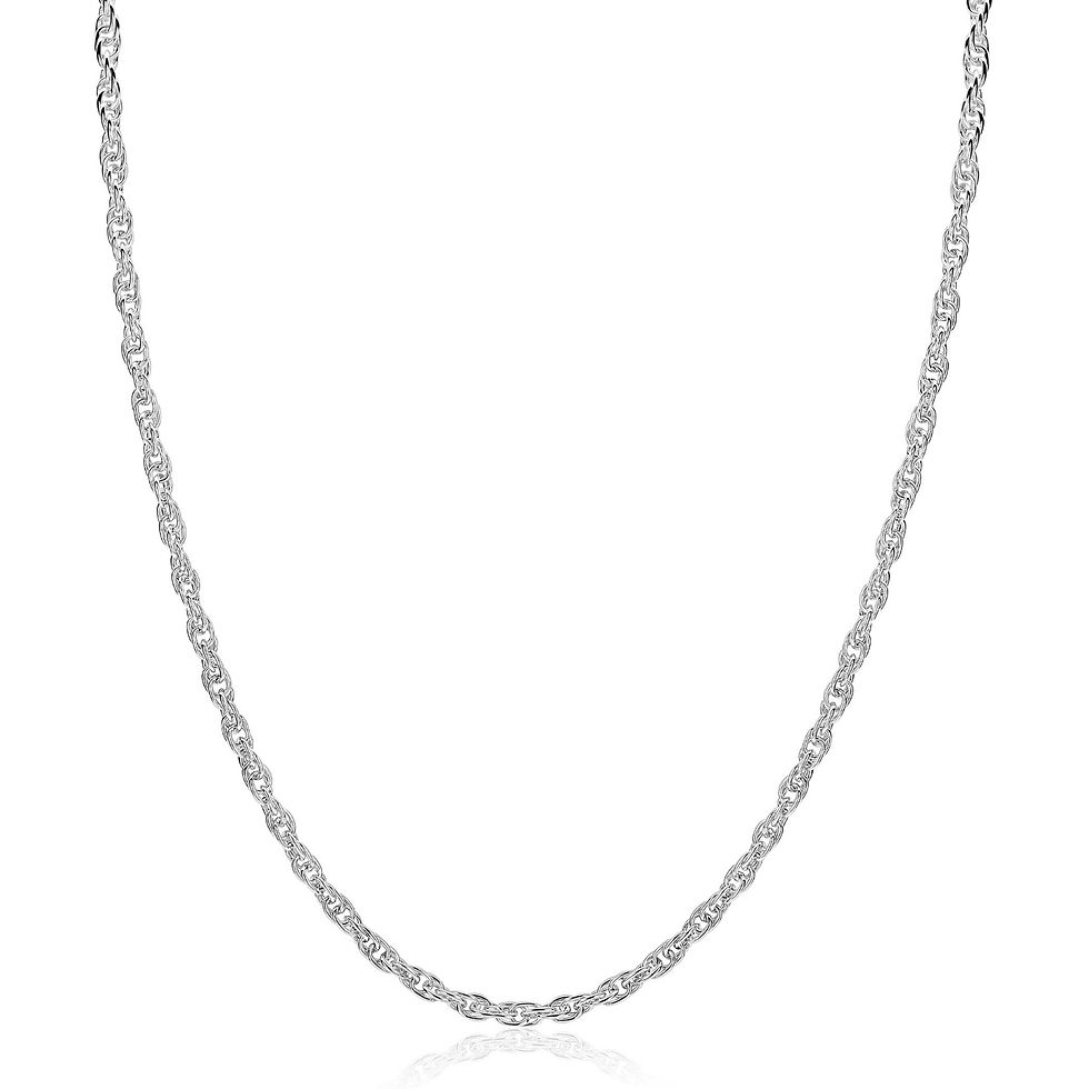 ZIC2844 ZINZI zilveren koord ketting