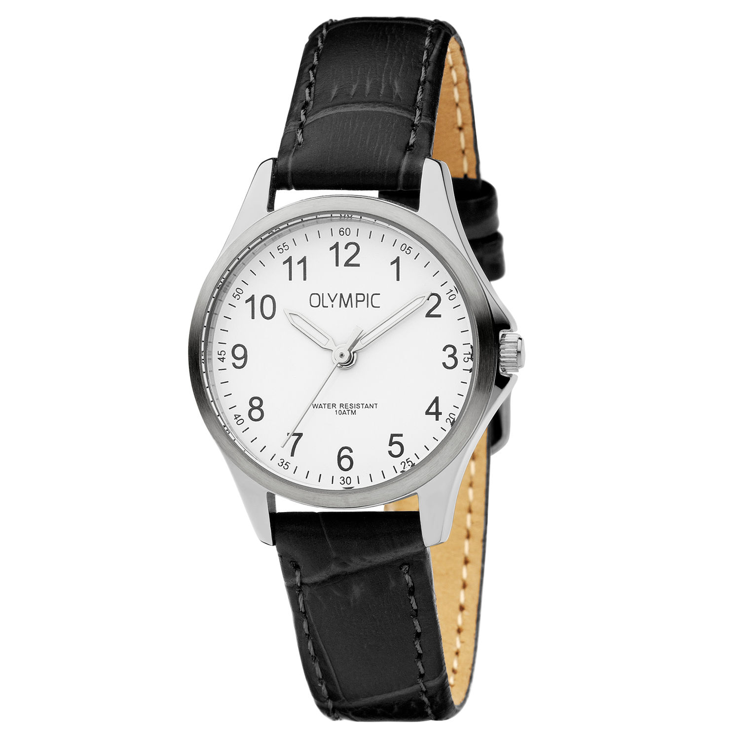 OL72DSL046 Olympic Robin dames horloge leren band