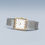 Thumbnail: 18226-010 Bering Classic dames horloge bicolor vierkant