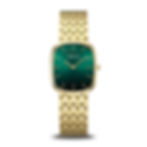 12526-738 Bering Classic dameshorloge goudkleur groen